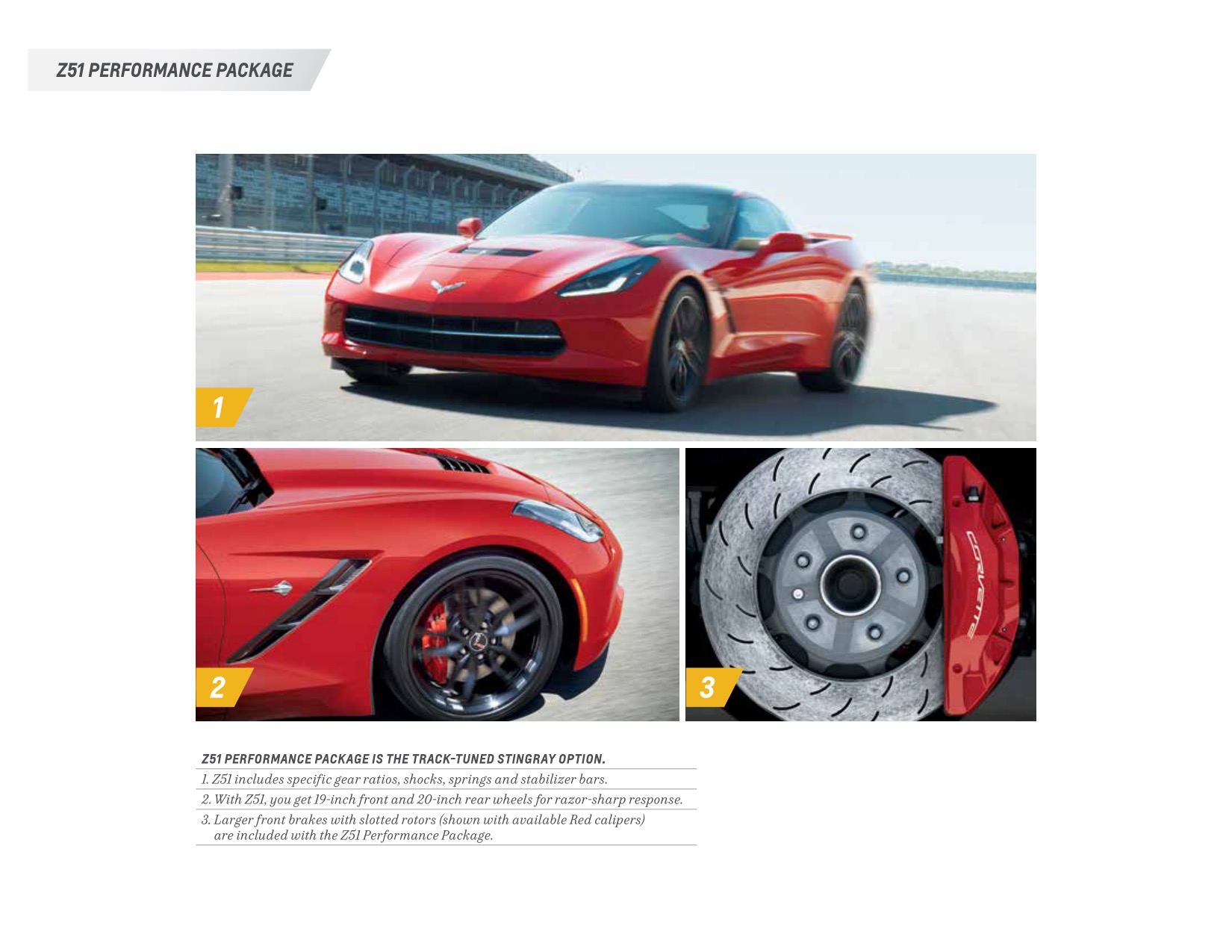 2015 Corvette Brochure Page 2